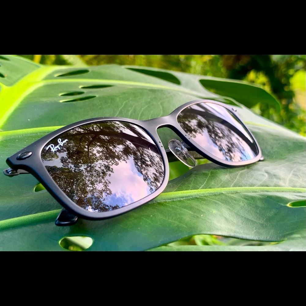 🔥 Ray-Ban RB4225 Lightray Matte Black Sunglasses